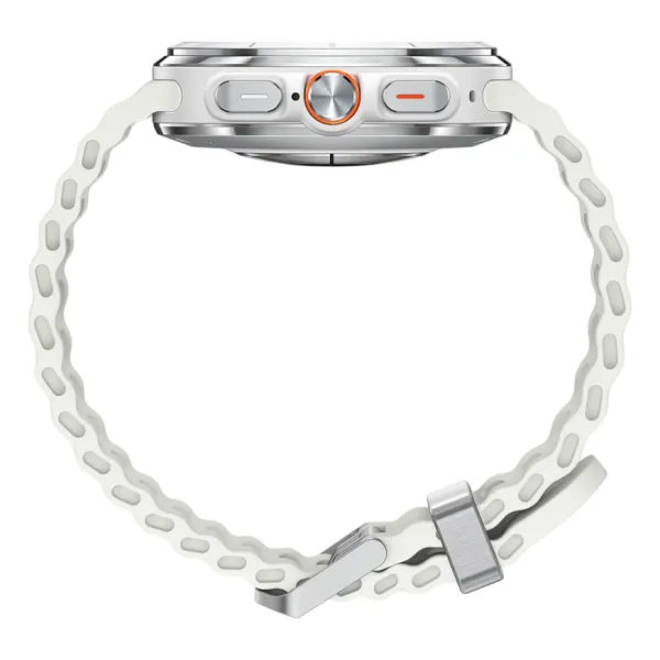 Умные часы Samsung Galaxy Watch Ultra 47мм, ремешок Marine (Titanium White, 2024)